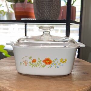 Corningware Wildflower casserole dish 1.5 L